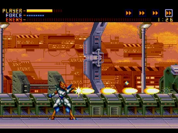 Alien Soldier (Europe) screen shot game playing